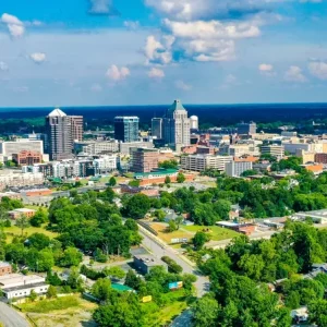 Skyline Of Greensboro, North Carolina
