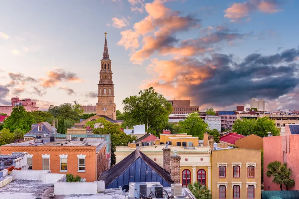 Charleston, South Carolina City Skyline
