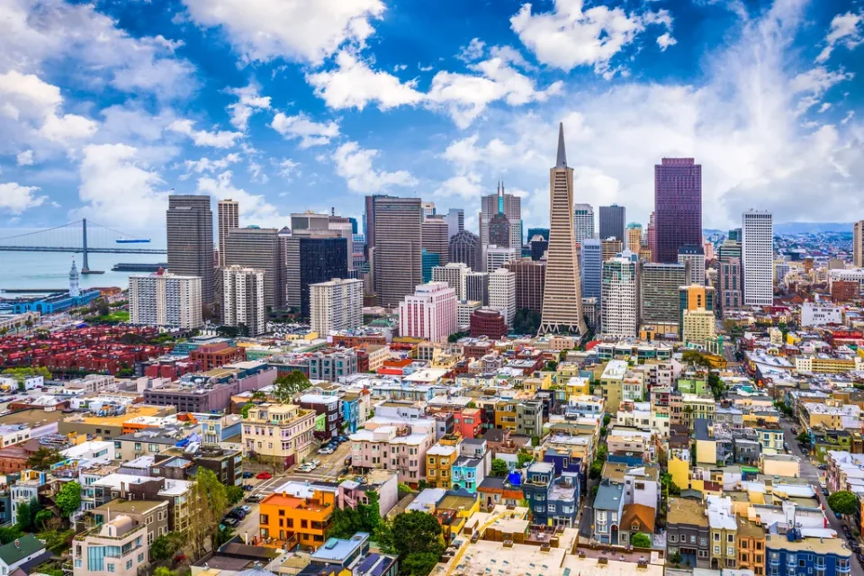 City Of San Francisco, California Skyline